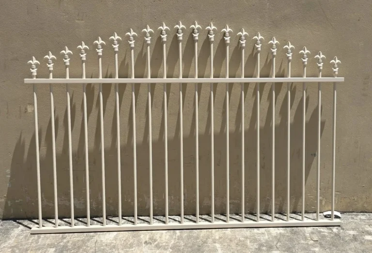Spear top arched fence panel, custom manufactured