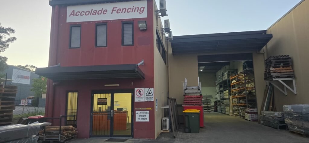 Accolade Fencing warehouse entrance, Deception Bay